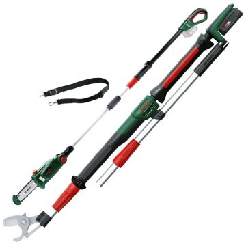 Bosch  AdvancedPrune 18V-45 + UniversalChainPole 18 - Foarfeca de gradina cu 1 acumulator Li-Ion 18 V 2 Ah 45 mm accesorii + Drujba 20 cm 4 m/s