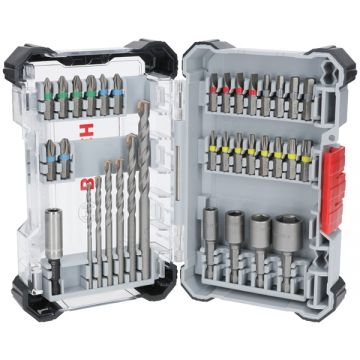 Bosch  Extra Hard + CYL-3 - Set accesorii insurubare si burghie zidarie 35 bucati