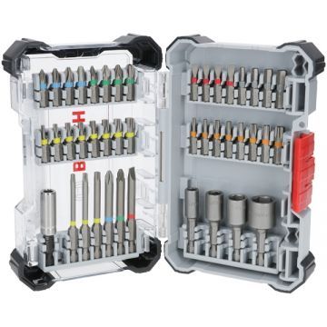 Bosch  Extra Hard - Set capete de insurubare si chei tubulare mixte 43 bucati