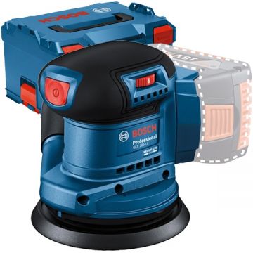 Bosch  GEX 185-LI - Slefuitor cu excentric fara acumulatori si incarcator Li-Ion 18 V - Ah 125 mm valiza speciala