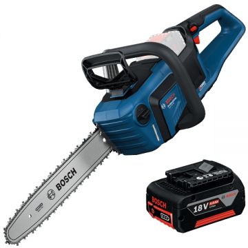 Bosch  GKE 18V-40 + GBA - Drujba 40 cm 12.4 m/s + Acumulator Li-Ion 18 V 5 Ah