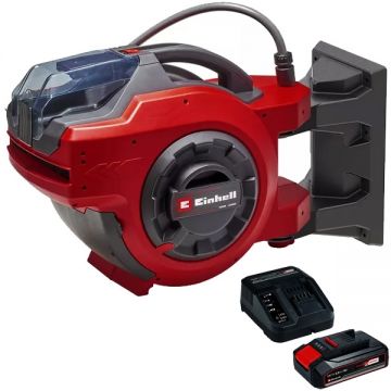 Einehll  GE-HR 18/30 WH Li PXC + Starter Kit - Tambur 30 m + Set 1 acumulator si incarcator Li-Ion 18 V 2.5 Ah
