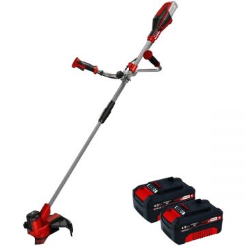 Einhell  AGILLO 18/200 PXC + Twinpack - Motocoasa 200  mm cutit metalic cu 3 lame + Set 2 acumulatori Li-Ion 18 V 4 Ah
