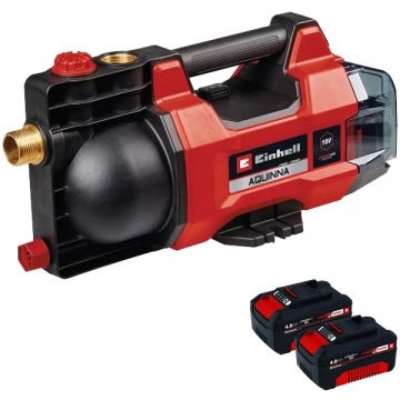Einhell  AQUINNA 18/28 PXC + Twinpack - Pompa 2.5 bar + Set 2 acumulatori Li-Ion 18 V 4 Ah