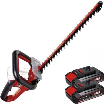 Einhell  ARCURRA PXC + Twinpack CB - Masina de tuns gard viu 62 cm + Set 2 acumulatori Li-Ion 18 V 2.5 Ah