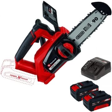 Einhell  FORTEXXA 18/20 TH PXC + Twinpack + 4514095 - Drujba 20 cm 7 m/s + Set 2 acumulatori si incarcator Li-Ion 18 V 4 Ah