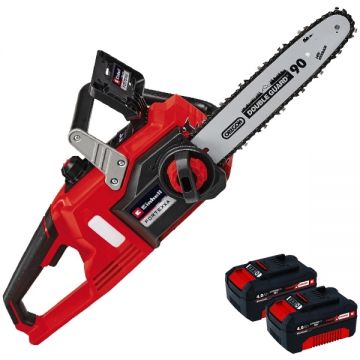 Einhell  FORTEXXA 18/30 PXC + Twinpack - Drujba 30 cm 8.9 m/s + Set 2 acumulatori Li-Ion 18 V 4 Ah