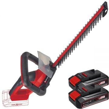 Einhell  GC-CH 18/40 Li PXC + Twinpack CB - Masina de tuns gard viu 47.5 cm + Set 2 acumulatori Li-Ion 18 V 2.5 Ah