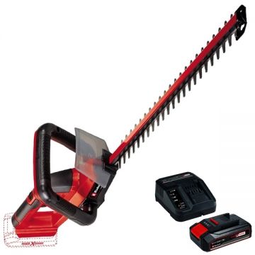 Einhell  GC-CH 18/50 Li PXC + Starter Kit - Masina de tuns gard viu 55 cm + Set 1 acumulator si incarcator Li-Ion 18 V 2.5 Ah