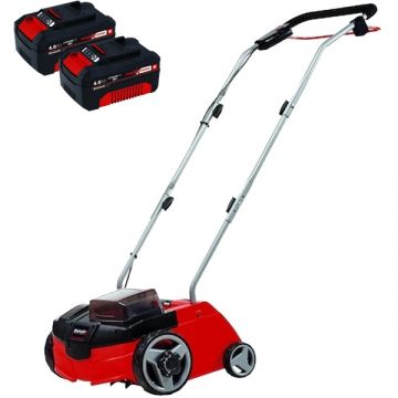 Einhell  GC-SC 36/31 Li PXC + Twinpack - Scarificator 310 mm + Set 2 acumulatori Li-Ion 18 V 4 Ah