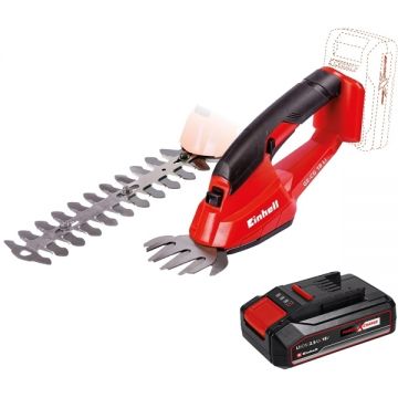 Einhell  GE-CG 18 Li PXC - Masina de tuns gard viu 20 cm accesorii + Acumulator Li-Ion 18 V 2.5 Ah