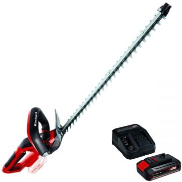 Einhell  GE-CH 1855/1 Li PXC + Starter Kit - Masina de tuns gard viu 62 cm + Set 1 acumulator si incarcator Li-Ion 18 V 2.5 Ah