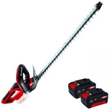 Einhell  GE-CH 1855/1 Li PXC + Twinpack - Masina de tuns gard viu 62 cm + Set 2 acumulatori Li-Ion 18 V 4 Ah