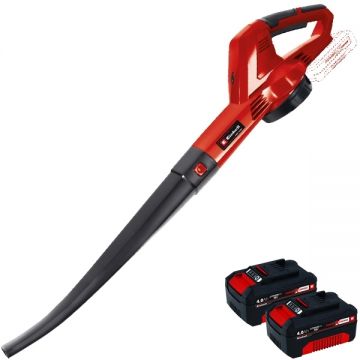 Einhell  GE-CL 18 Li E PXC + Twinpack - Suflanta de gradina 105 m3/h + Set 2 acumulatori Li-Ion 18 V 4 Ah