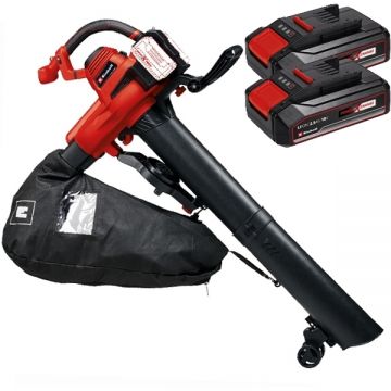 Einhell  GE-CL 36/230 Li E PXC + Twinpack CB - Suflanta de gradina 700 m3/h + Set 2 acumulatori Li-Ion 18 V 2.5 Ah