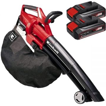 Einhell  GE-CL 36 Li E PXC + Twinpack CB - Suflanta de gradina 195 m3/h + Set 2 acumulatori Li-Ion 18 V 2.5 Ah