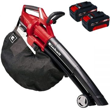 Einhell  GE-CL 36 Li E PXC + Twinpack - Suflanta de gradina 195 m3/h + Set 2 acumulatori Li-Ion 18 V 4 Ah