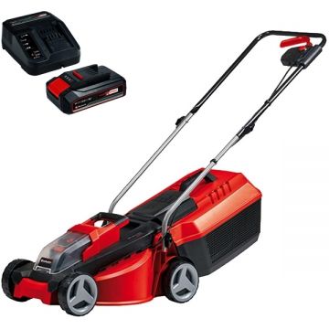 Einhell  GE-CM 18/30 Li PXC + Starter Kit - Masina de tuns iarba 30 cm 25 l + Set 1 acumulator si incarcator Li-Ion 18 V 2.5 Ah