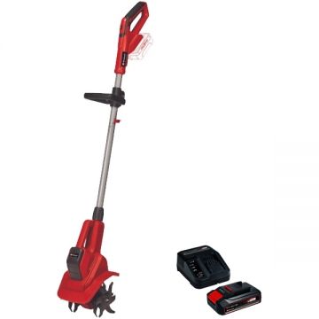 Einhell  GE-CR 18/20 Li E PXC + Starter Kit - Sapatoare 200 mm + Set 1 acumulator si incarcator Li-Ion 18 V 2.5 Ah