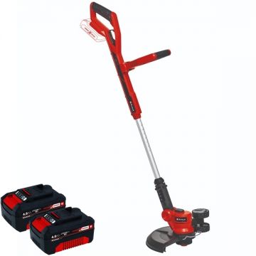 Einhell  GE-CT 18/30 Li PXC + Twinpack - Trimmer gazon 300 mm cap cu fir + Set 2 acumulatori Li-Ion 18 V 4 Ah
