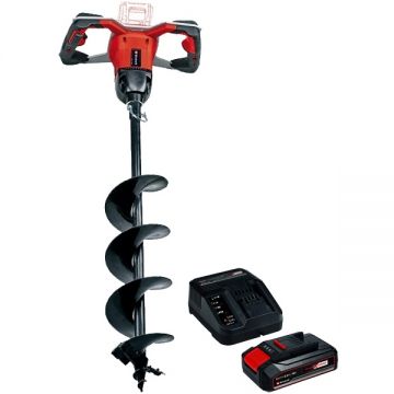 Einhell  GE-EA 18/150 Li BL PXC + Starter Kit - Foreza de pamant 150  mm + Set 1 acumulator si incarcator Li-Ion 18 V 2.5 Ah