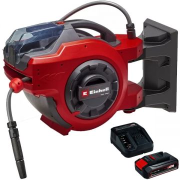 Einhell  GE-HR 18/30 Li PXC + Starter Kit - Tambur cu furtun 30 m + Set 1 acumulator si incarcator Li-Ion 18 V 2.5 Ah