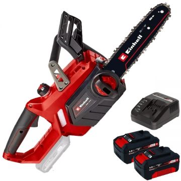Einhell  GE-LC 18/25 Li PXC + Twinpack + 4514095 - Drujba 25 cm 4.5 m/s + Set 2 acumulatori si incarcator Li-Ion 18 V 4 Ah