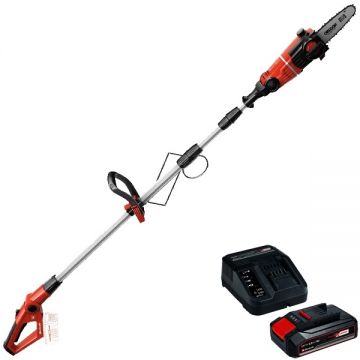 Einhell  GE-LC 18 Li T PXC + Starter Kit - Drujba 17 cm 3.76 m/s + Set 1 acumulator si incarcator Li-Ion 18 V 2.5 Ah