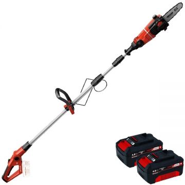 Einhell  GE-LC 18 Li T PXC + Twinpack - Drujba 17 cm 3.76 m/s + Set 2 acumulatori Li-Ion 18 V 4 Ah