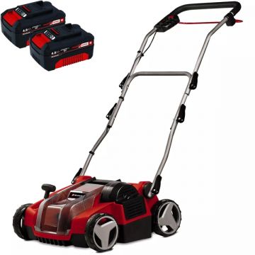 Einhell  GE-SC 36/35 Li PXC + Twinpack - Scarificator 350 mm + Set 2 acumulatori Li-Ion 18 V 4 Ah