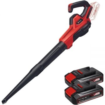 Einhell  GE-UB 18/250 Li E PXC + Twinpack CB - Suflanta de gradina 120 m3/h + Set 2 acumulatori Li-Ion 18 V 2.5 Ah