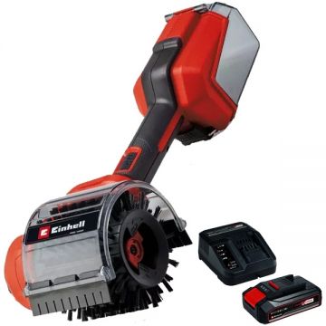 Einhell  PICOBELLA 18/90 PXC + Starter Kit - Perie pentru suprafete 120 mm + Set 1 acumulator si incarcator Li-Ion 18 V 2.5 Ah