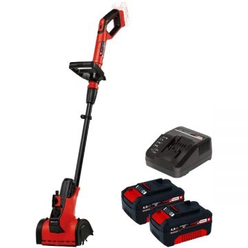 Einhell  PICOBELLA PXC + Twinpack + 4514095 - Perie pentru suprafete 215 mm + Set 2 acumulatori si incarcator Li-Ion 18 V 4 Ah