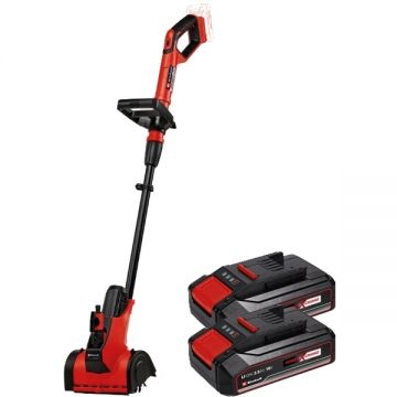 Einhell  PICOBELLA PXC + Twinpack CB - Perie pentru suprafete 215 mm + Set 2 acumulatori Li-Ion 18 V 2.5 Ah