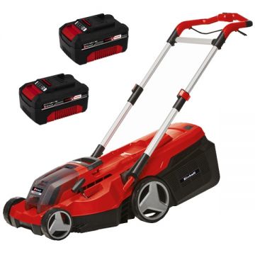 Einhell  RASARRO 36/38 PXC - Masina de tuns iarba cu 2 acumulatori Li-Ion 18 V 4 Ah 38 cm 45 l