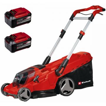 Einhell  RASARRO 36/42 PXC - Masina de tuns iarba cu 2 acumulatori Li-Ion 18 V 5.2 Ah 42 cm 50 l