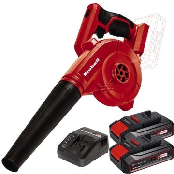 Einhell  TE-CB 18/180 Li PXC + Twinpack CB + 4514095 - Suflanta de gradina + Set 2 acumulatori si incarcator Li-Ion 18 V 2.5 Ah