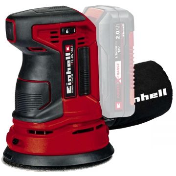 Einhell  TE-RS 18 Li PXC - Slefuitor cu excentric fara acumulatori si incarcator Li-Ion 18 V - Ah 125 mm