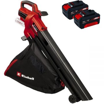 Einhell  VENTURRO 18/210 PXC + Twinpack - Suflanta de gradina 180 m3/h + Set 2 acumulatori Li-Ion 18 V 4 Ah