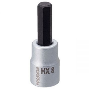 Proxxon  23580 - Capat cheie tubulara cu profil HEX8 50 mm 3/8 inch