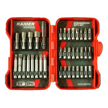 Raider  157793 - Set capete de insurubare mixte 37 bucati