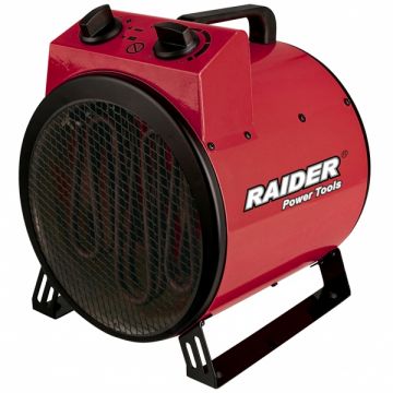 Raider  RD-EFH03 - Tun de caldura electric 3 kW 150 m3/h 2 trepte monofazat