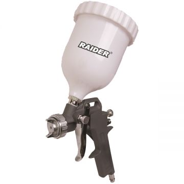 Raider  RD-SG02 - Pistol de vopsit pentru compresor 1.5 mm 0.6 l vas din plastic