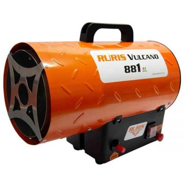 Ruris  Vulcano 881 - Tun de caldura pe gaz 10 kW 320 m3/h ardere directa monofazat