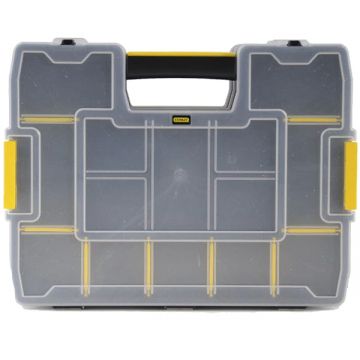 Stanley  1-97-483 - Cutie din plastic 375x67x292 mm maner transport sistem clipsare stocare supraetajata