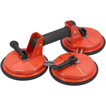 Yato  YT-37239 - Dispozitiv de fixare cu 3 ventuze 155  kg 150  mm