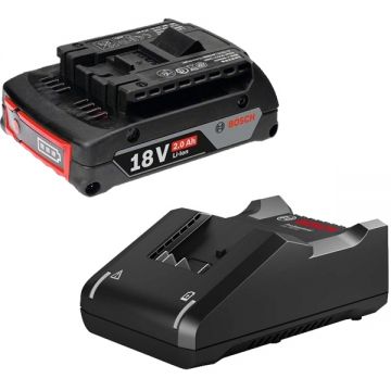 Bosch  1600Z00036 + GAL 18V-40 - Set 1 acumulator si incarcator Li-Ion 18 V 2 Ah