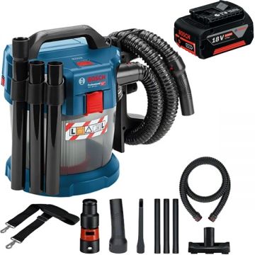 Bosch  GAS 18V-10 L + GBA - Aspirator 90 mbar accesorii + Acumulator Li-Ion 18 V 5 Ah