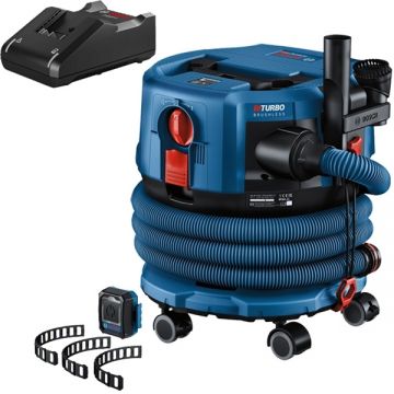 Bosch  GAS 18V-12 MC + GAL 18V-40 - Aspirator fara acumulatori Li-Ion 18 V - Ah 140 mbar accesorii + Incarcator acumulatori