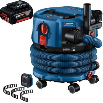 Bosch  GAS 18V-12 MC + GBA - Aspirator 140 mbar accesorii + Acumulator Li-Ion 18 V 5 Ah